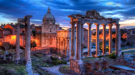 3840x2160px | free download | HD wallpaper: landmark, historic site, roman forum, tourist ...