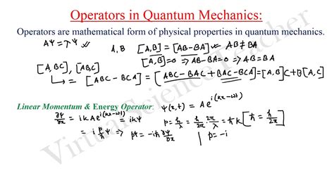 Quantum Mechanics_L2: Operators in qm - YouTube