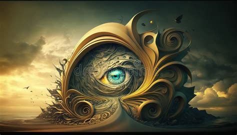 Abstract Art, Surrealism, Beautiful Concept Art, AI Generated Stock Illustration - Illustration ...