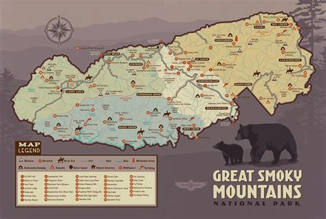 Exploring The Great Smoky Mountains National Park Map In 2023 - Map Of The Usa