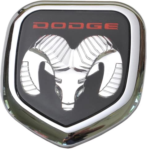 Dodge 3D Chrome Ram Head Grille Emblem, Exterior Accessories - Amazon Canada