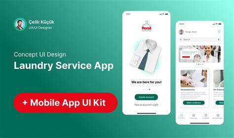 Laundry Service App UI Design | Figma