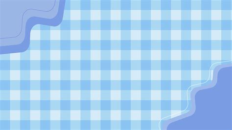 aesthetic cute pastel blue gingham, checkers, plaid, checkerboard wallpaper illustration ...