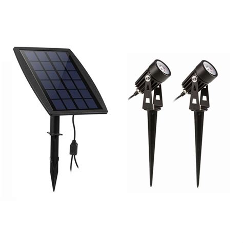 3W LED Landscape Solar lights Waterproof Outdoor Solar Spotlight for Backyard Driveway Patio ...