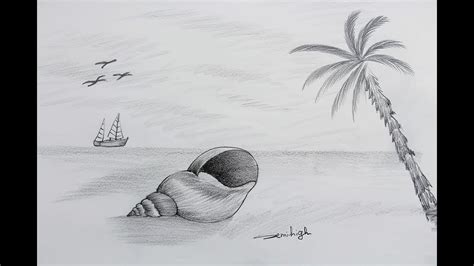 Beach Sketch Pencil