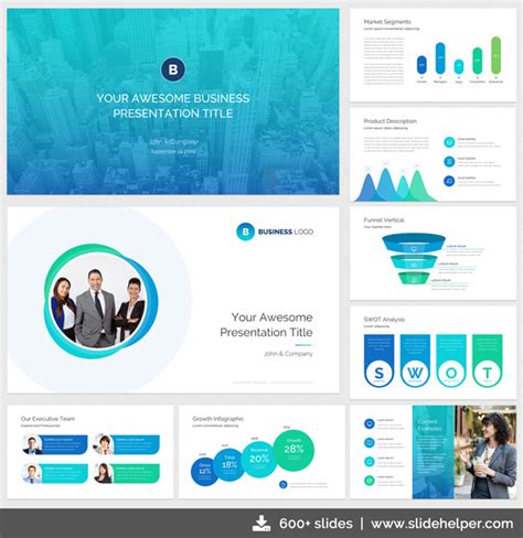 Classy Business Presentation Template With Clean Elegant