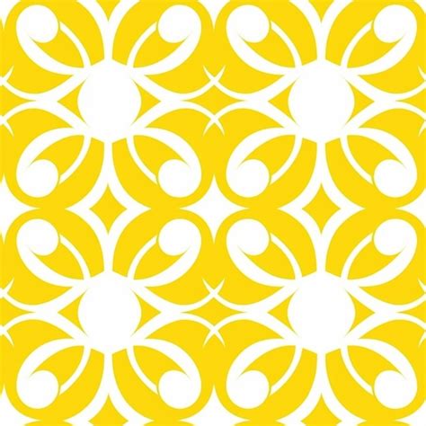 Premium AI Image | A yellow and white abstract pattern with circles generative ai