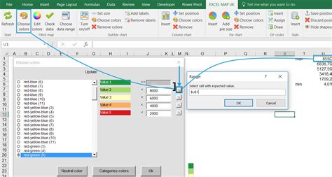 3 ways to count filled map ranges in Excel Map United Kingdom – Maps for Excel – Simple Excel ...