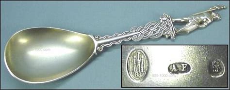 Exquisite Danish Silver Hallmark Examples