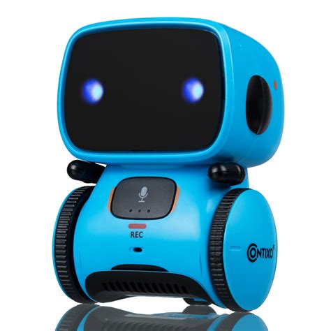 Contixo Kids Smart Robot Toy Mini Robot Talking Singing Dancing Interactive Voice Control Touch ...