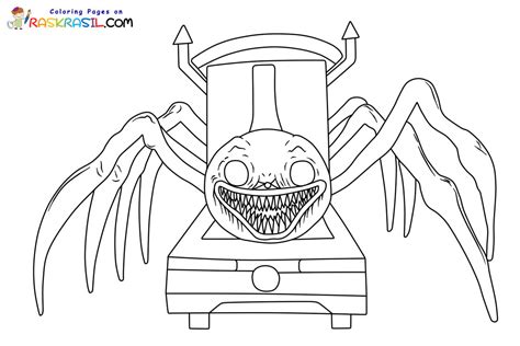 Choo Choo Charles Coloring Pages