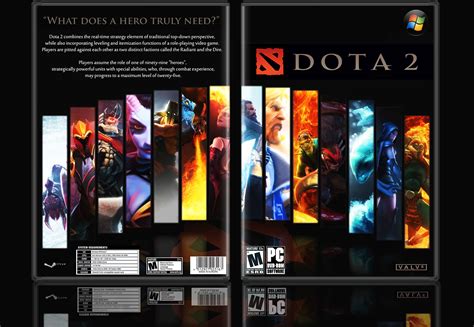 Viewing full size Dota 2 box cover