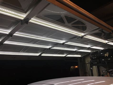 Single Track Garage Door Lighting System | Garage Door Lighting