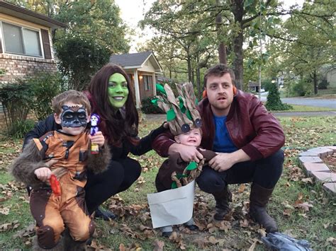 Guardians Of The Galaxy Family Halloween Costumes