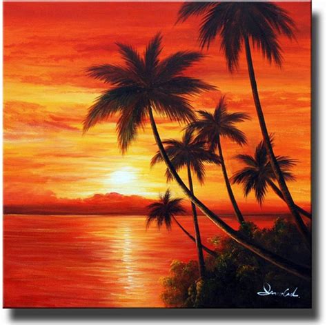 Sunrise painting - ladegslow