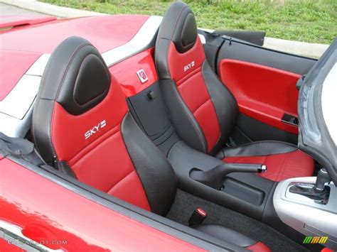 Red Interior 2009 Saturn Sky Red Line Roadster Photo #70510481 | GTCarLot.com