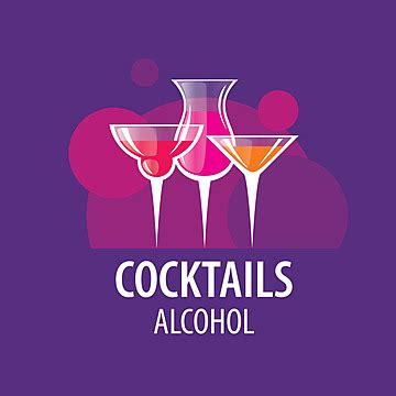 Alcoholic Cocktails Logo Vector Fresh Logo Vector, Vector, Fresh, Logo PNG and Vector with ...