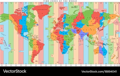 World Map With Time - Show Me The United States Of America Map