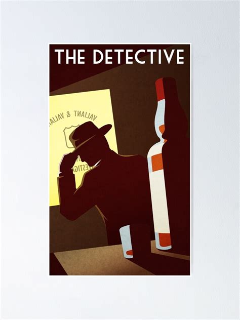 "The Detective" Poster for Sale by Randy van der Vlag | Redbubble