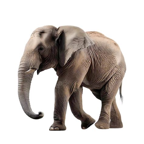 Isolated Elephant On White Background, Elephant, Animal, Cartoon Elephant PNG Transparent ...