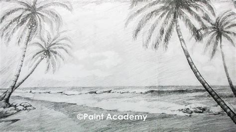 Beach Sketch Pencil