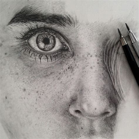 Amazing Photo-Realistic Graphite Drawings by Monica Lee