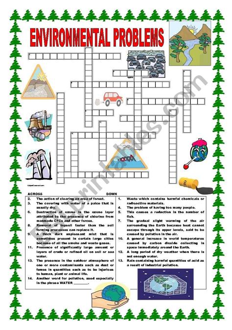 Environmental problems - ESL worksheet by ildibildi