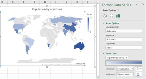 Filled maps – Excel kitchenette