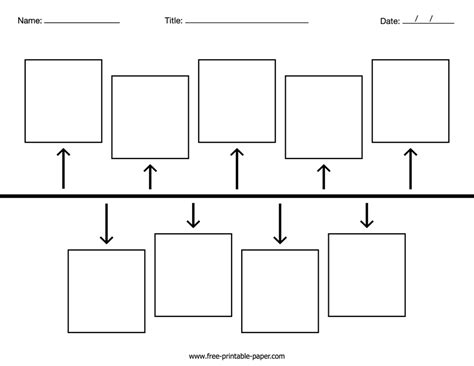 Timeline Blank Template Free - Printable Online