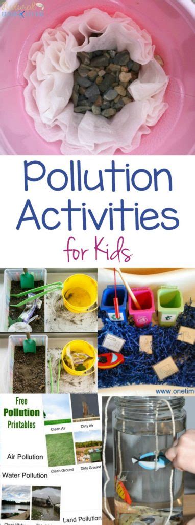 30+ Pollution Activities and Environmental Activities for Kids - Natural Beach Living