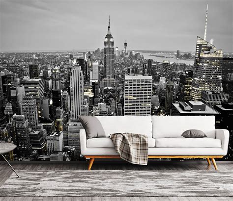 3D Grey City 1405 Wall Murals | AJ Wallpaper