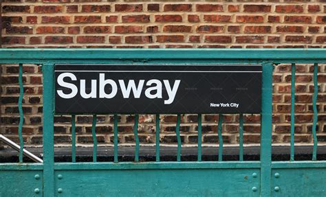 Subway Sign In New York City - Stock Photos | Motion Array