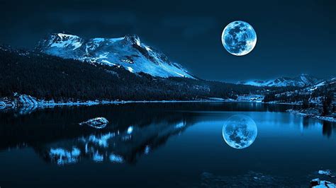 HD wallpaper: Night Mountain Snow HD, fault block mountain, nature | Wallpaper Flare