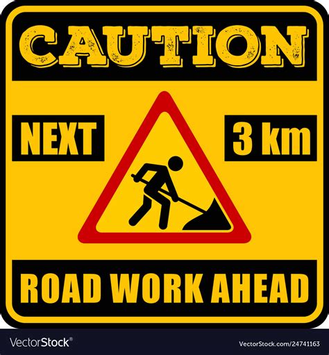 SmartSign Road Work Ahead MUTCD Compliant Sign 24 X 24 3M Engineer Grade Reflective Aluminum ...