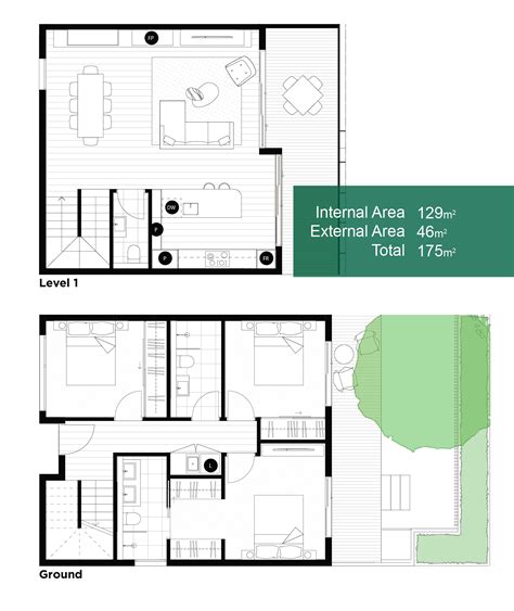 Bungalows, Container Architecture, Architecture Design, Small Villa, Architectural Floor Plans ...