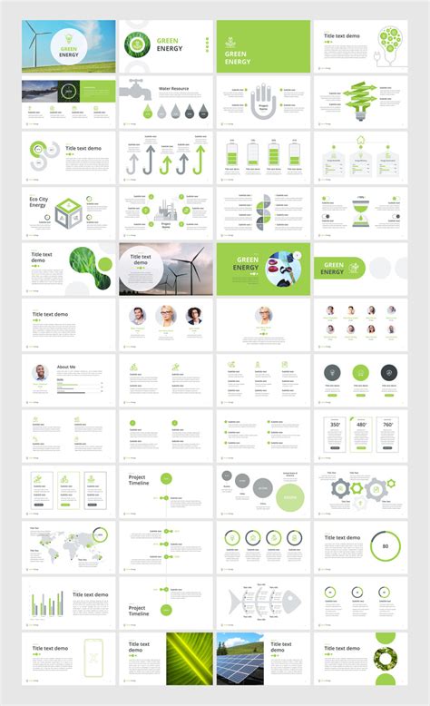 Green Energy - PowerPoint template #65675 - TemplateMonster