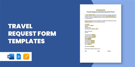 Travel Request Form Template Excel at tarvincentblog Blog