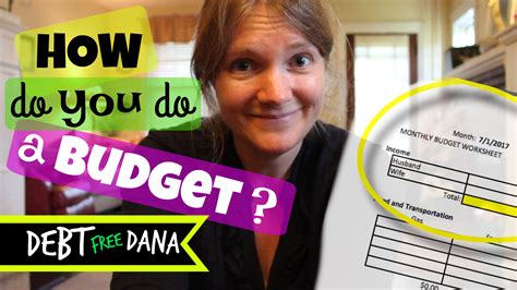 Free Budget Template to Get Out of Debt | Debt Free Dana - Worksheets Library