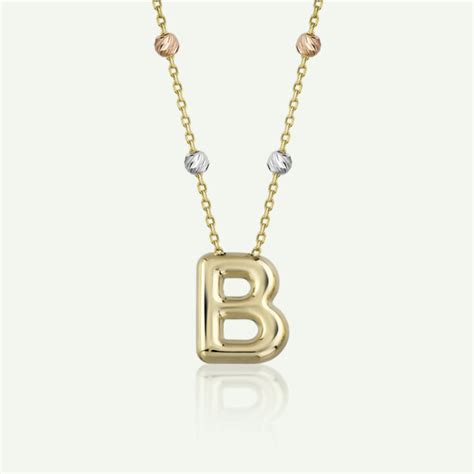 'D' Initial Necklace - Antonius Jewelry