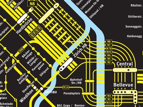 Official Map: City of Zurich Night S-Bahn and Bus... - Transit Maps