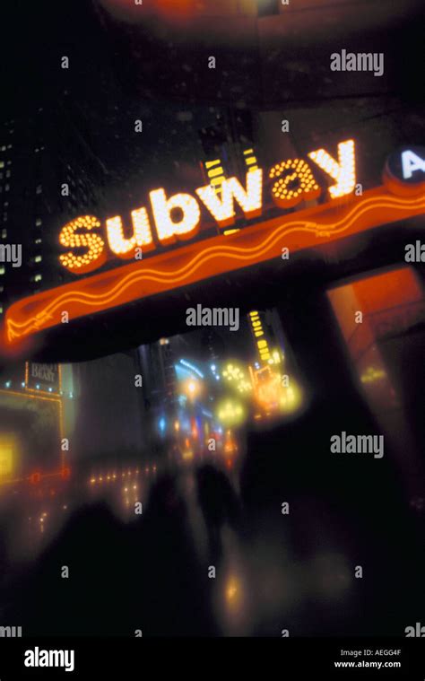 New York City subway sign Stock Photo - Alamy