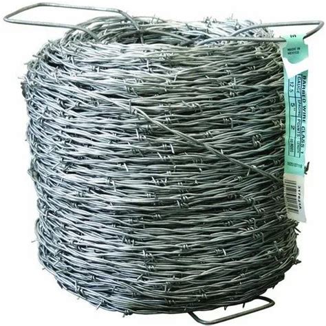 Galvanized Iron Barbed Wire Fencing, Rs 59 /kg, Goodwill Technologies | ID: 20929837773