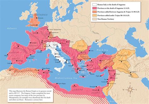 Roman Empire Map [Eastern & Western Rome]