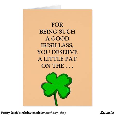 Funny Irish Birthday Wishes Quotes - ShortQuotes.cc