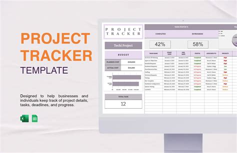 Project Tracker Template in Excel, Google Sheets - Download | Template.net