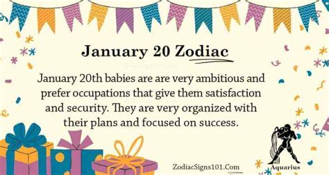 January 20 Zodiac Is A Cusp Capricorn and Aquarius, Birthdays And Horoscope - ZodiacSigns101