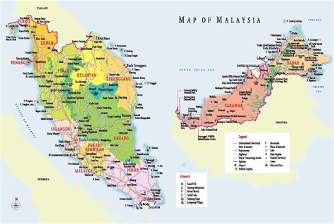 Malaysia Geography: Koleksi Peta