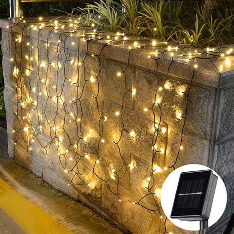 10/20M Solar LED String Lights Exterior Low Voltage Garden Landscaping Outdoor Christmas Tree ...