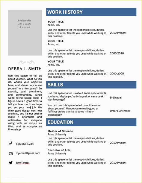 Microsoft Office Resume Templates Free Of Resume Templates Microsoft Word | Heritagechristiancollege