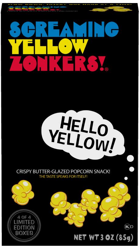 Screaming Yellow Zonkers! | 70s food, Junk food, Glazed popcorn